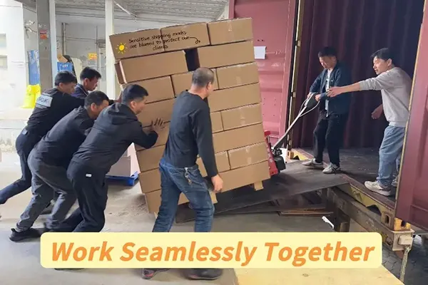 Effektiv Yükləmə - Dəriyə Qulluq Kağız Qutularının 40HQ konteyneri